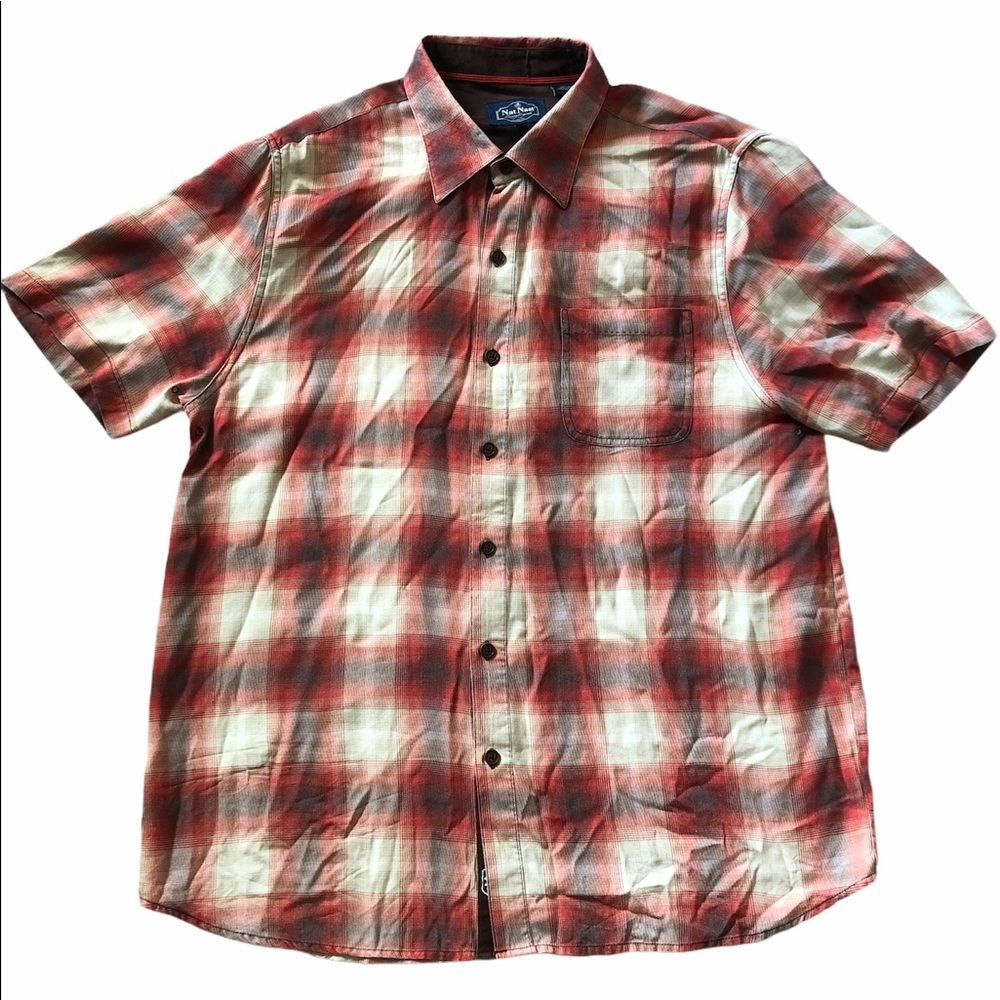 Nat Nast Luxury Originals Men's Sz L Silk Shirt